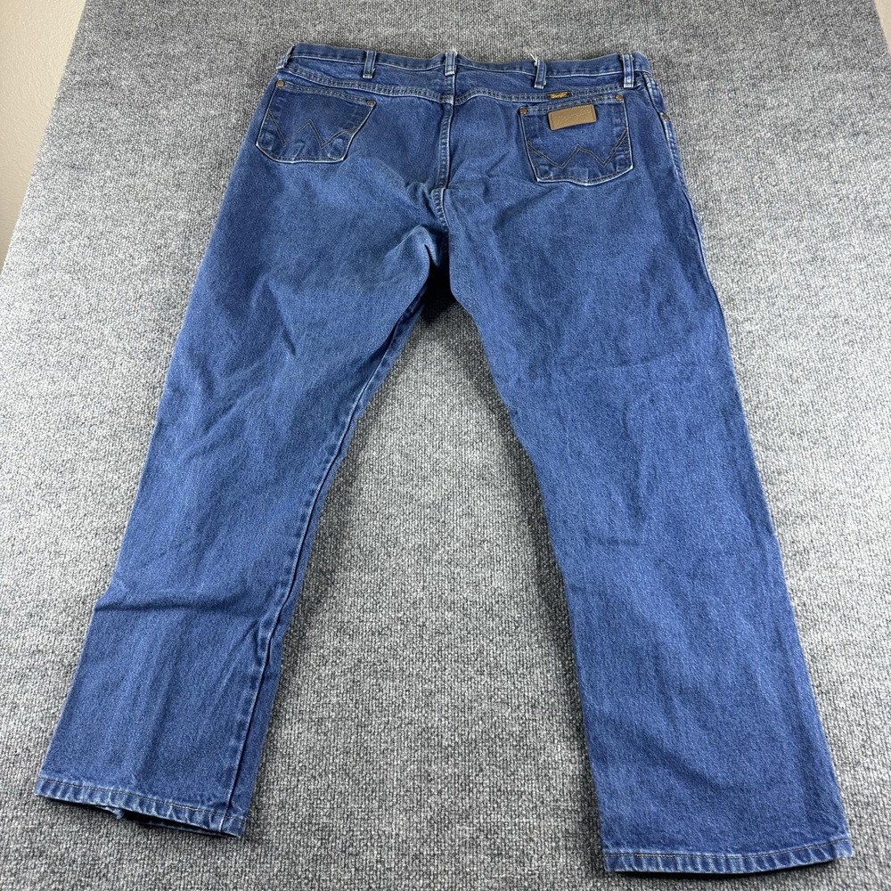 Wrangler Jeans Mens 44x30 Blue Regular Straight Medium Wash Denim Pants 13MWZPW